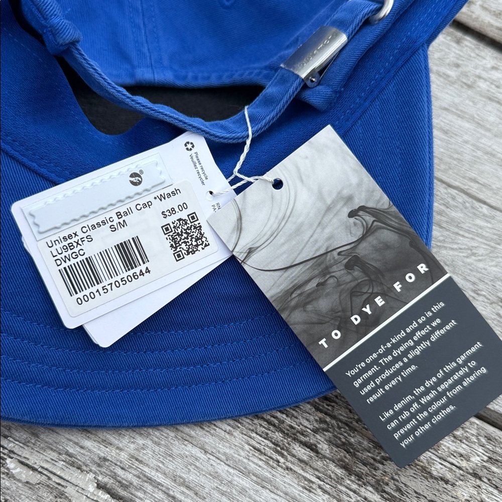 LULULEMON Classic Ball Cap hat Wash Blue NWT SIZE SMALL MEDIUM - Picture 4 of 6